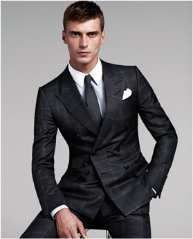 fashion model suit